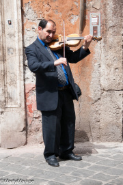 Violinist-Rome